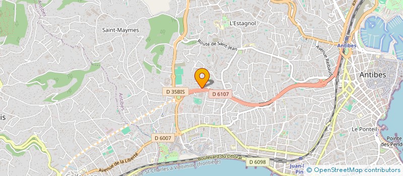 localisation de l'entreprise MONSIEUR ILYES BOUAZZA  ANTIBES