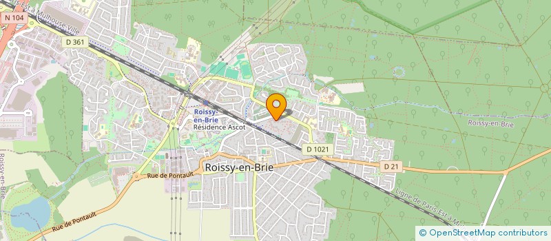 localisation de l'entreprise MONSIEUR ILYES BOUBERADA  ROISSY-EN-BRIE