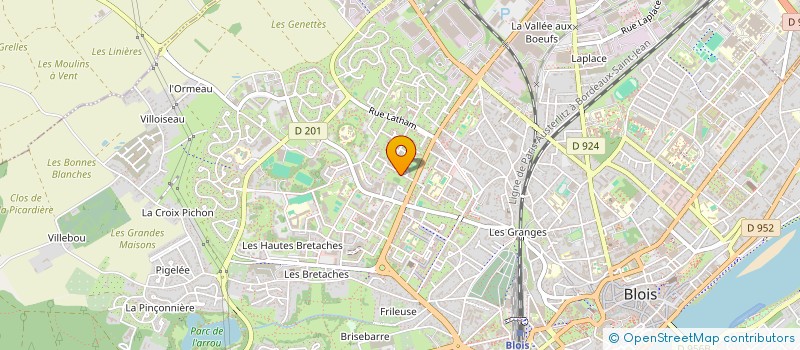 localisation de l'entreprise MONSIEUR ILYES BOUCHIBA  BLOIS