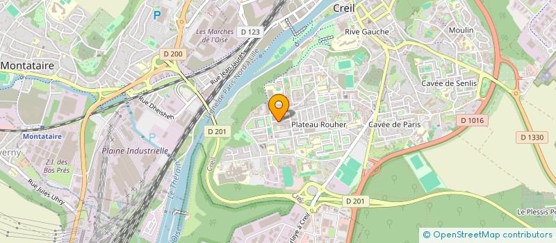 localisation de l'entreprise MONSIEUR ILYES BOUDEM  CREIL