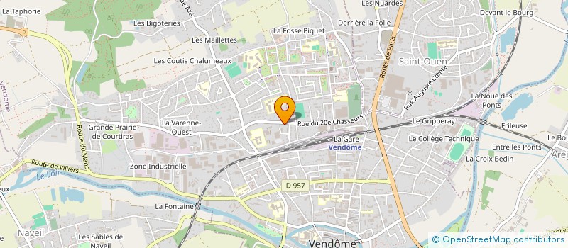 localisation de l'entreprise MONSIEUR ILYES CHEBBI  VENDOME