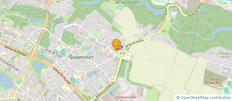 localisation de l'entreprise MONSIEUR ILYES CHEKHAB  GUYANCOURT