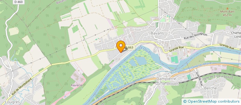 localisation de l'entreprise MONSIEUR ILYES DJAIZ  BAVANS