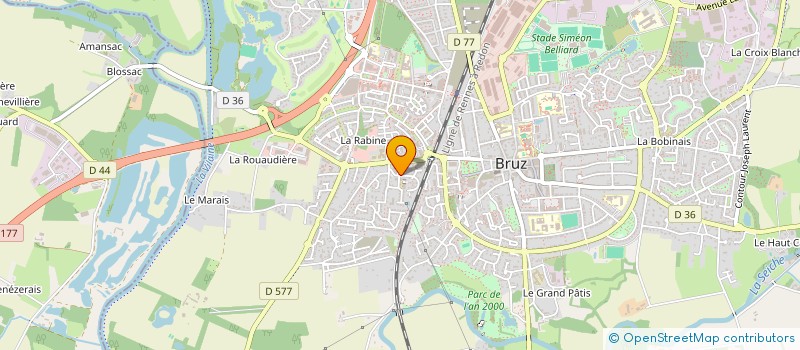 localisation de l'entreprise MONSIEUR ILYES DJEMAI à BRUZ