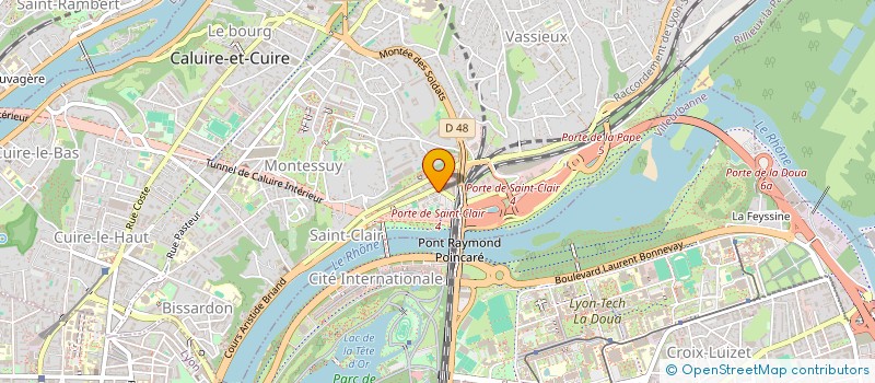 localisation de l'entreprise MONSIEUR ILYES DRISSI  CALUIRE-ET-CUIRE