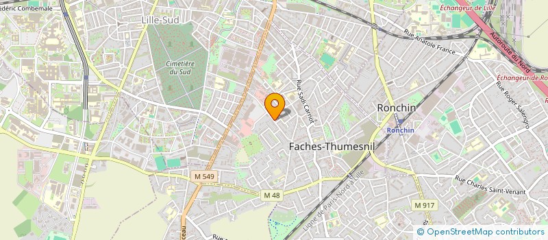 localisation de l'entreprise MONSIEUR ILYES EL GHAFFOULI  FACHES-THUMESNIL