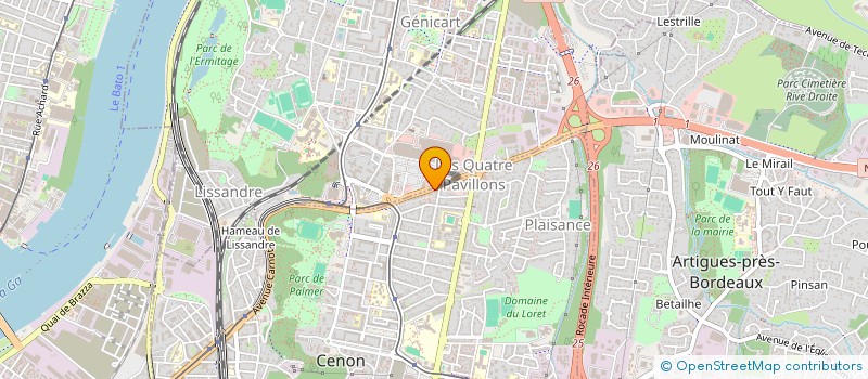 localisation de l'entreprise MONSIEUR ILYES EL YOUSFI  CENON