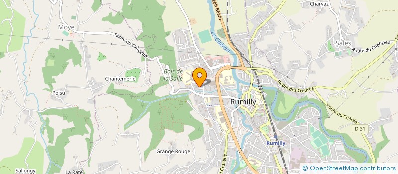 localisation de l'entreprise MONSIEUR ILYES GRIGAH  RUMILLY