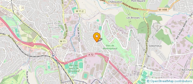 localisation de l'entreprise MONSIEUR ILYES GUEDDOUDJ  SAINT-ETIENNE