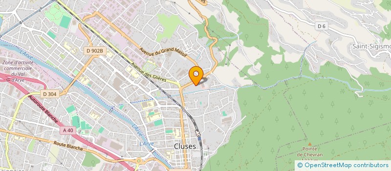 localisation de l'entreprise MONSIEUR ILYES HRIBA  CLUSES