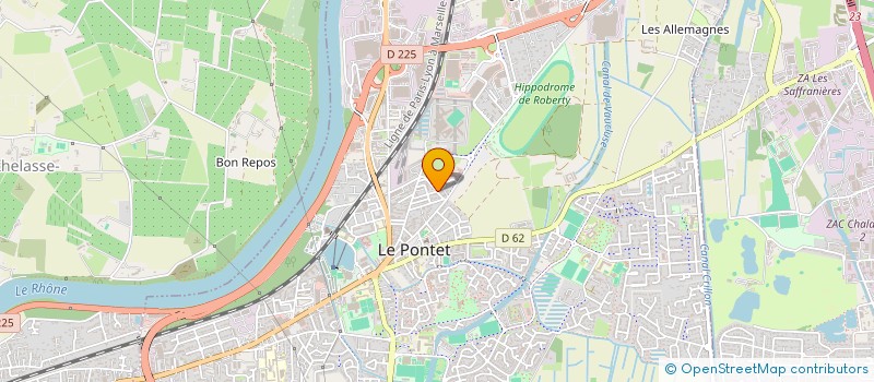 localisation de l'entreprise MONSIEUR ILYES KACIMI  LE PONTET