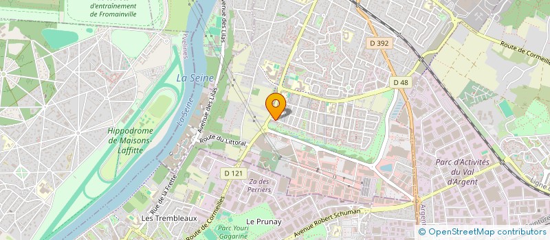 localisation de l'entreprise MONSIEUR ILYES KEZOUI  CORMEILLES-EN-PARISIS