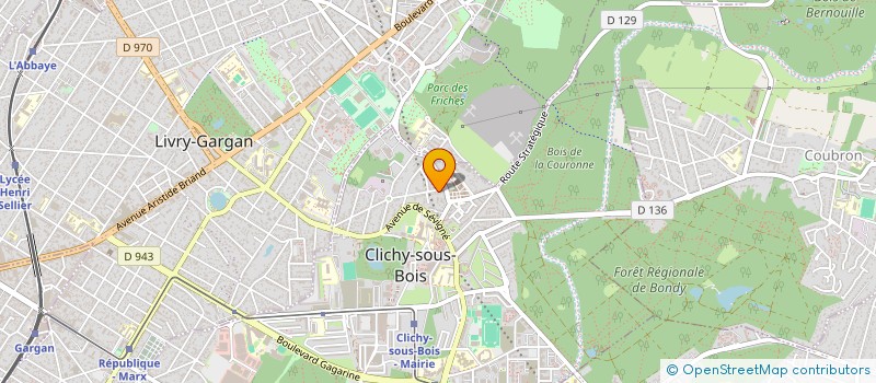 localisation de l'entreprise MONSIEUR ILYES LAIHI à CLICHY-SOUS-BOIS