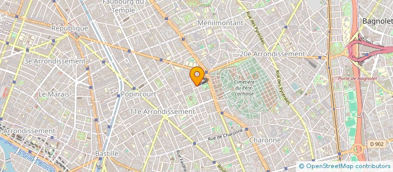 localisation de l'entreprise MONSIEUR ILYES LAMRAOUAH  PARIS