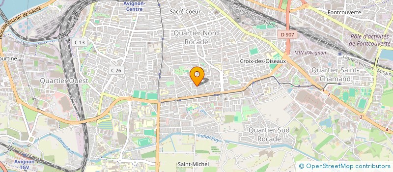 localisation de l'entreprise MONSIEUR ILYES MAAMRI  AVIGNON