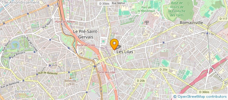 localisation de l'entreprise MONSIEUR ILYES-MALIK TIGRINE à LES LILAS