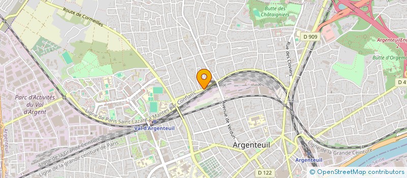 localisation de l'entreprise MONSIEUR ILYES MAZDOU  ARGENTEUIL