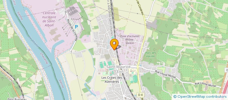 localisation de l'entreprise MONSIEUR ILYES MESFAR à SAINT-MAURICE-L'EXIL