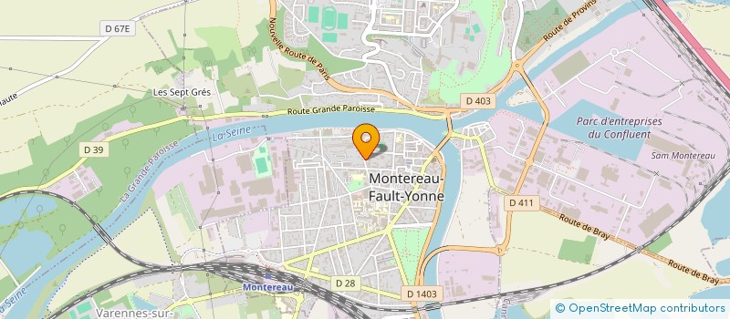 localisation de l'entreprise MONSIEUR ILYES NEGADI  MONTEREAU FAULT YONNE