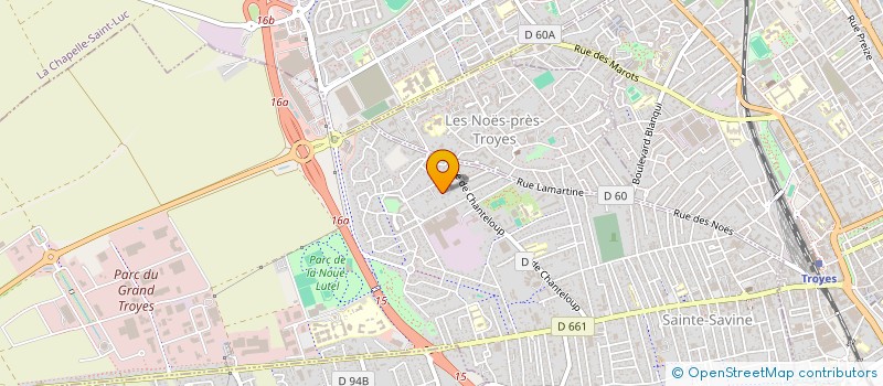 localisation de l'entreprise MONSIEUR ILYES OULAMINE  SAINTE-SAVINE