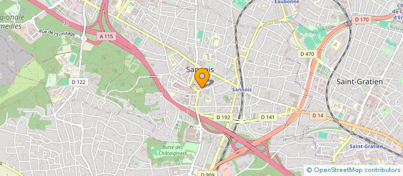 localisation de l'entreprise MONSIEUR ILYES OURIR  SANNOIS