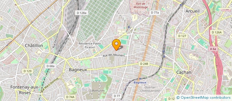 localisation de l'entreprise MONSIEUR ILYES RACHI à BAGNEUX