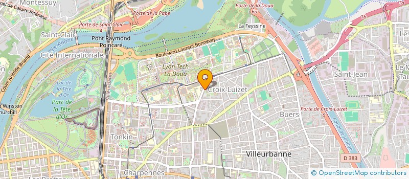 localisation de l'entreprise MONSIEUR ILYES SADI  VILLEURBANNE