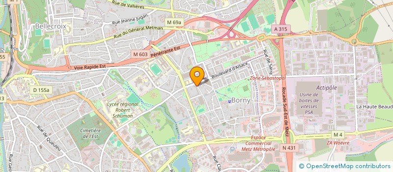 localisation de l'entreprise MONSIEUR ILYES SAHNOUN  METZ