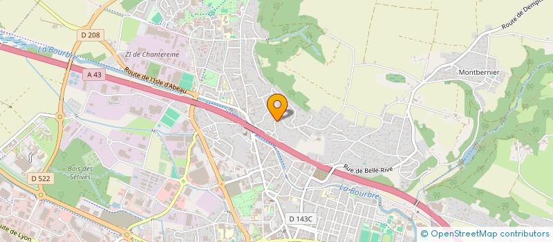 localisation de l'entreprise MONSIEUR ILYES SASSI  BOURGOIN-JALLIEU