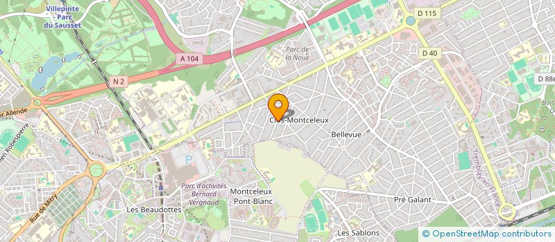 localisation de l'entreprise MONSIEUR ILYES SISSANI  VILLEPINTE