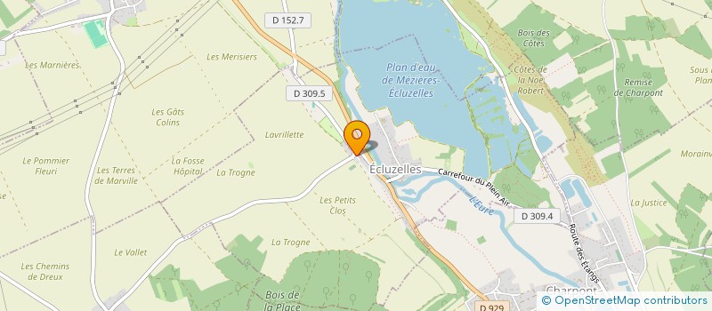 localisation de l'entreprise MONSIEUR ILYES SOUANEF à ECLUZELLES