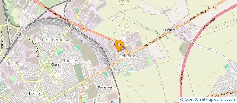 localisation de l'entreprise MONSIEUR ILYES TAHIR  REIMS