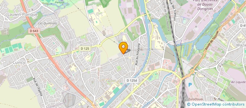localisation de l'entreprise MONSIEUR ILYES ZELLAMI- - DEROUICH à DOUAI