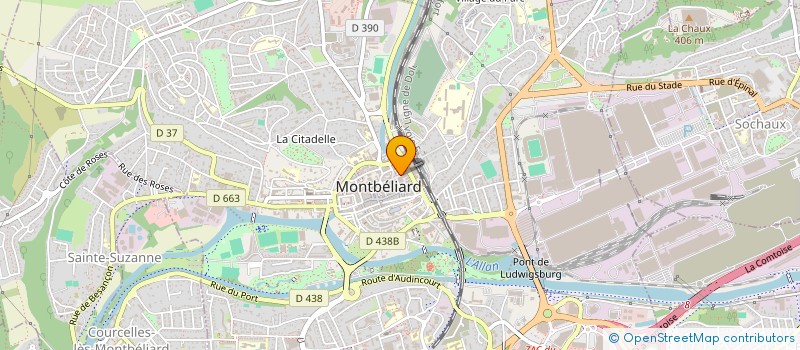 localisation de l'entreprise MONSIEUR ILYES ZERIGAT  MONTBELIARD