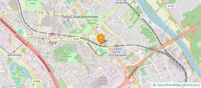 localisation de l'entreprise MONSIEUR ILYES ZIDI  EVRY-COURCOURONNES