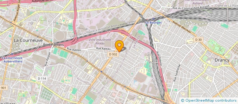 localisation de l'entreprise MONSIEUR ILYESS BAZIZEN à LA COURNEUVE