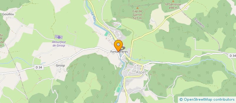 localisation de l'entreprise MONSIEUR ILYESS GOUDJIL à ASPET