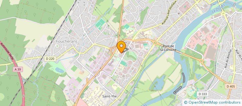 localisation de l'entreprise MONSIEUR ILYESS M'HAMDI  DOLE