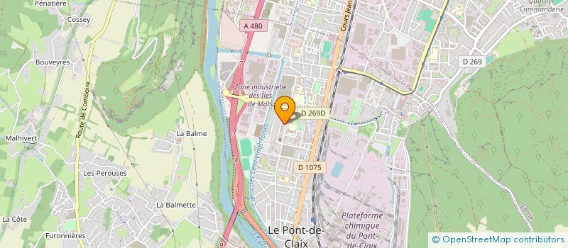 localisation de l'entreprise MONSIEUR ILYS FETTAH  LE PONT-DE-CLAIX