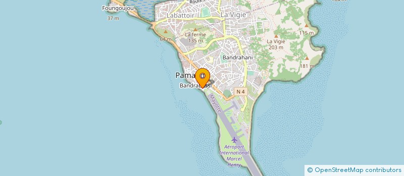 localisation de l'entreprise MONSIEUR IMAD ABDALLAH MAMY à PAMANDZI