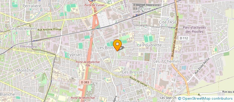 localisation de l'entreprise MONSIEUR IMAD ABDELLI  VILLEURBANNE