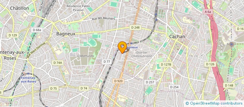 localisation de l'entreprise MONSIEUR IMAD AHDOUR à BAGNEUX