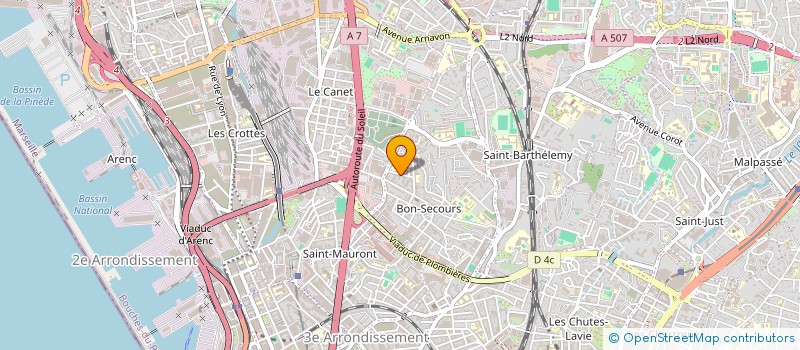 localisation de l'entreprise MONSIEUR IMAD AKIDJOU à MARSEILLE 14EME