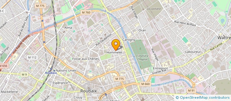 localisation de l'entreprise MONSIEUR IMAD BAOUNI  TOURCOING