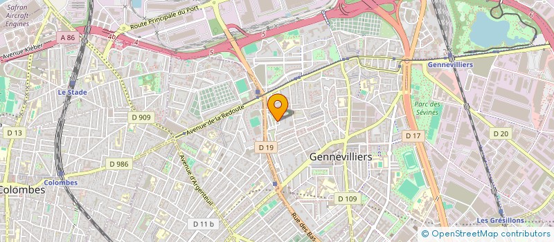 localisation de l'entreprise MONSIEUR IMAD BARKAOUI à GENNEVILLIERS