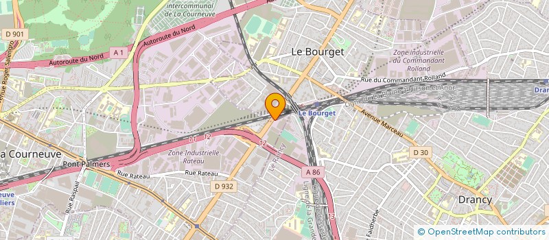 localisation de l'entreprise MONSIEUR IMAD BASSOU à LA COURNEUVE