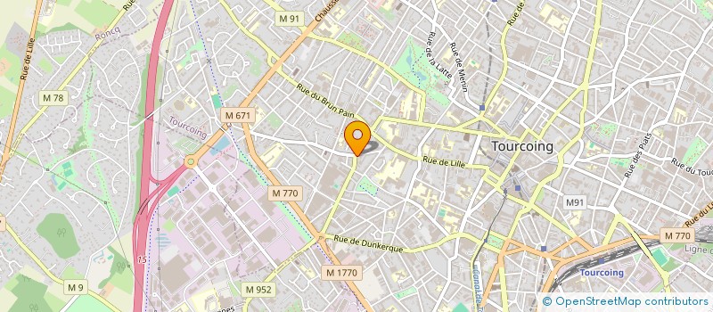 localisation de l'entreprise MONSIEUR IMAD BAZINE  TOURCOING