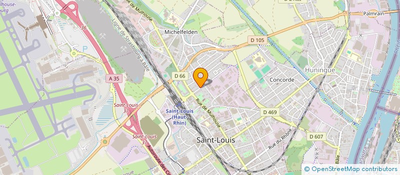 localisation de l'entreprise MONSIEUR IMAD BELKACEMI à SAINT-LOUIS