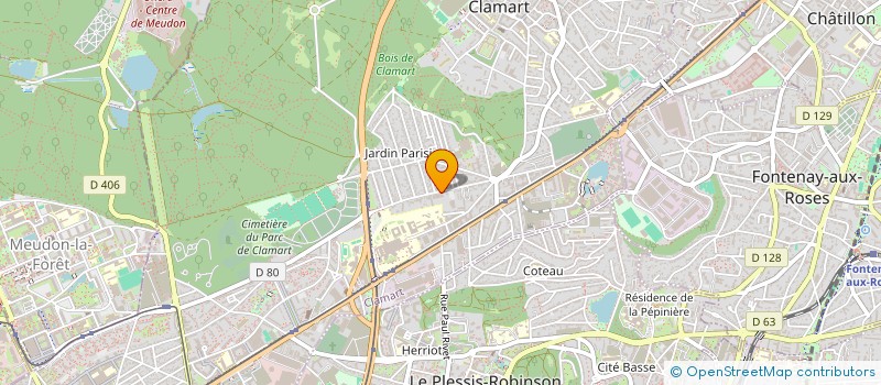 localisation de l'entreprise MONSIEUR IMAD BEN HAMOUDA à CLAMART