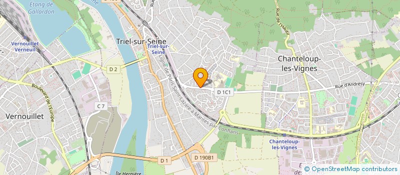localisation de l'entreprise MONSIEUR IMAD BEN MIMOUN à TRIEL-SUR-SEINE